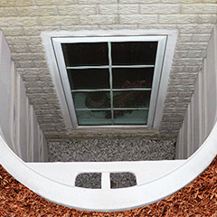 Window Wells add natural daylight to any underground space