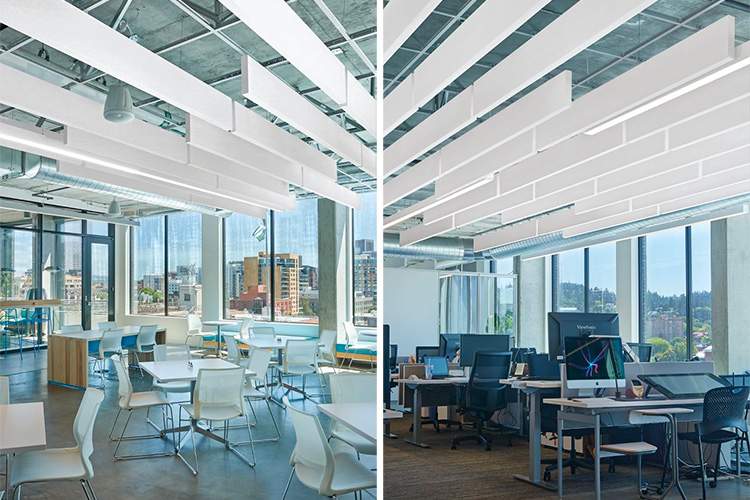 SoundScapes Blades Linear Acoustical Panels by Armstrong Ceiling Solutions