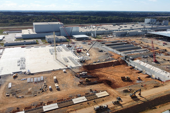 Xypex at Hankook Tire Manufacturing Facility – Mat Slab and Foundation Clarksville, USA