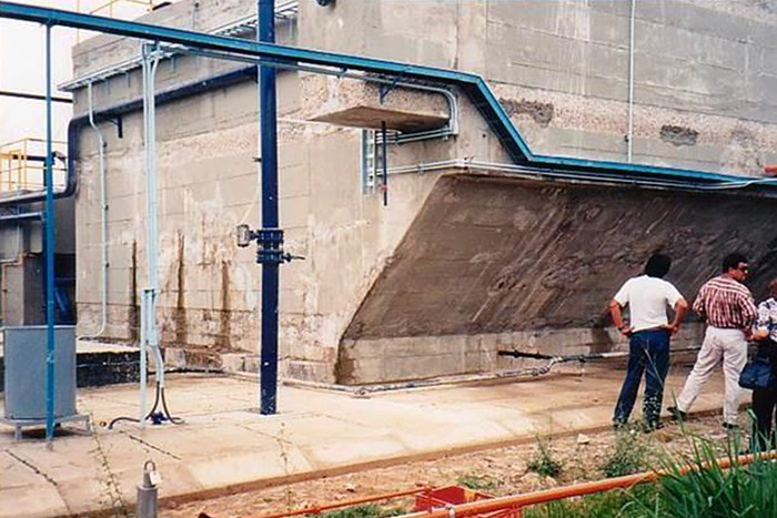 Xypex at Industrial Wastewater Treatment Plant Cervecería, Colombia